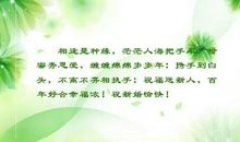 祝福新人结婚的短信