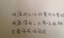 三句话情书